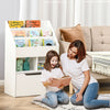 Homcom Kids Bookcase Multi-shelf Rack Organizer With Storage Drawer For Books For Reading Nook, Clas|Homcom Bibliotheque Pour Enfants Avec Tiroir Mobile Pour Livres, Magazines, Jouets, Etudes, Chambre