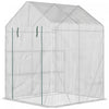 Outsunny Greenhouse For Outdoor, Portable Greenhouse With 2-tier Shelf|Outsunny Serre Pour L'exterieur, Serre Portable Avec Etagere A 2 Niveaux