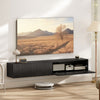 HOMCOM 55" Floating TV Stand for TVs up to 72 Inch, Black