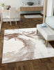 Bloom Tan Rug 5'0" x 8'0" | Tapis Contemporain/Moderne Bloom 5'0" x 8'0" en Brun clair