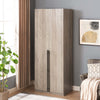 Lee Modern 32" Wardrobe Closet in Rustic Gray Armoire | Armoire moderne Lee 32" en gris rustique