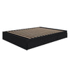 Nordika Full Storage Platform Bed - Black | Lit plateforme double Nordika avec rangement - noir | D08HF6WW