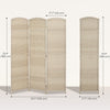HOMCOM 6 Ft Folding Room Divider, Privacy Screen for Home Office Bedroom