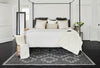 Esina Transitional 6'6" x 9'0" Area Rug in Black Indoor Area Rug | Tapis Transitionnel Esina 6'6" x 9'0" en Noir