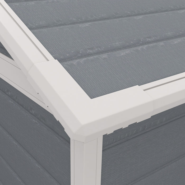 Outsunny Remise Exterieure Verrouillable Avec Portes Doubles Vent