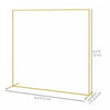 Outsunny 6.6ft X 6.6ft Gold Wedding Arch Backdrop Stand For Birthday Party|Outsunny 6.6ft X 6.6ft Or Mariage Arch Toile De Fond Stand Pour La Fete
