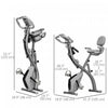 Soozier 3 In 1 Folding Exercise Bike W/ 8-level Magnetic Resistance, Grey|Soozier Velo D'exercice 2 En 1 Stationnaire Pliable, Bleu