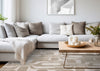 Leopold Modern Mid-Century Beige Cream Area Rug - 2'7" x 4'11"|Carpette Leopold beige et crème de style moderne du milieu du 20e siècle - 2 pi 7 po x 4 pi 11 po