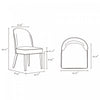Hillman Modern 8-Piece Dining Chair Set in Sand | Ensemble de 8 chaises de salle a manger Hillman Modern en sable