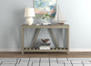 52” Console Table With 1 Shelf - Dark Taupe | Console de 52 po avec 1 tablette - taupe foncé