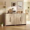 HOMCOM Sideboard Cabinet, 62" Modern Buffet Cabinet with Soft-Close Doors