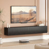 HOMCOM 55" Floating TV Stand for TVs up to 72 Inch, Black