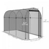 Outsunny 4' X 12' Plant Protection Tent Crop Cage With Door, Black|Outsunny Cage De Culture, Tente De Protection Des Plantes De 4' X 12', Noir