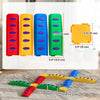Qaba Balance Beam, 12pcs Stepping Stones Kids With Non-slip Foot Pads, Toddler Sensory Toys Indoor O|Qaba Poutre D'equilibre, 12 Pieces De Tremplins Pour Enfants Avec Coussinets Antiderapants, Jouets S