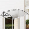 Outsunny Window Awning Door Canopy, Sun Shelter, Clear