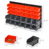 Durhand Wall Mounted Storage Bin Rack Tool Organizer With 30 Bins|Durhand Ensemble De Rangement D'outils