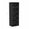 Rivington Modern 28" Open Bookcase in Black - Set of 3 | Bibliotheque ouverte moderne Rivington 28" en noir - Ensemble de 3