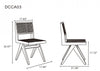 Hamlet Industry Chic Wood Dining Chair in Natural - Set of 4 | Chaise de salle a manger en bois style industriel chic Hamlet en naturel - Lot de 4