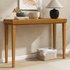 Martha 47.25" Rustic Wood Sofa Table with Decorative Beaded Trim - Brown | Console rustique en bois Martha 120 cm avec bordure perlee decorative - brune