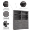 Bestar Pur 72 W Closet Organizer with Drawers - Bark Grey|Organisateur de garde-robe Pur de Bestar de 72 po (L) avec tiroirs - gris écorce
