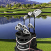 Costway 9 Pcs Women's Complete Golf Club Set Right Handed With 460cc Alloy Driver Irons Pink