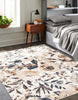 Rosette Ivory Area Rug - 5'0" X 8'0"  | Carpette Rosette ivoire - 5 pi 0 po x 8 pi 0 po