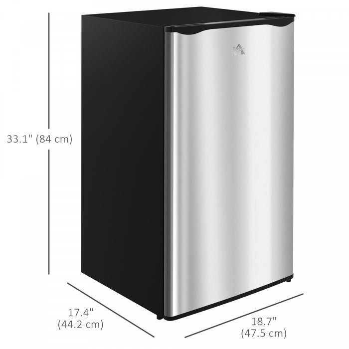 HOMCOM Mini refrigerateur avec thermostat de congelateur porte reversible