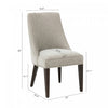 Beever Modern 8-Piece Dining Chair Set in Taupe | Ensemble de 8 chaises de salle a manger Beever Modern en taupe