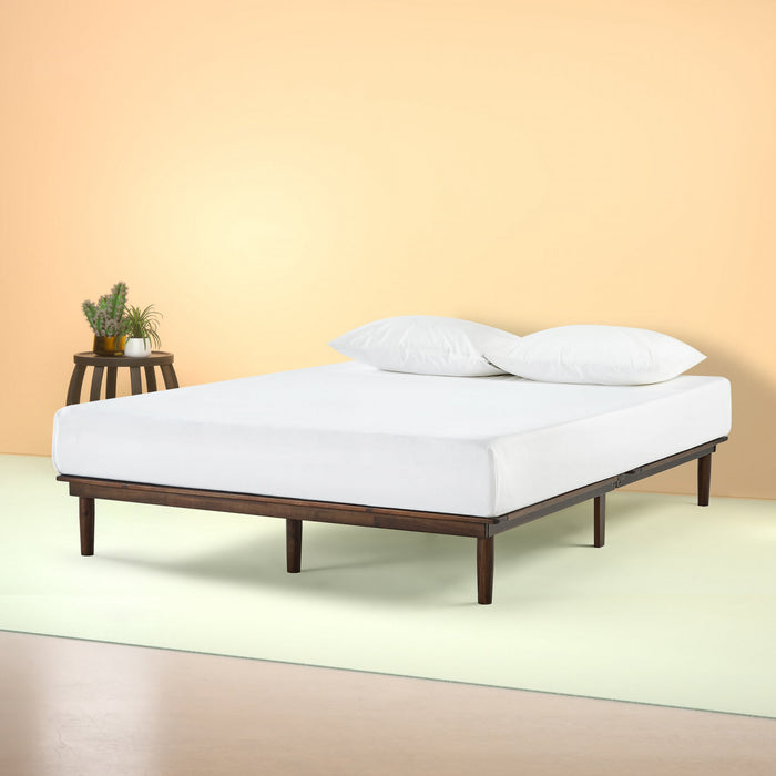Bobbie lit plateforme pliant en bois - Double