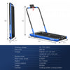 Superfit 2.25hp 2 In 1 Folding Under Desk Treadmill Remote Control App