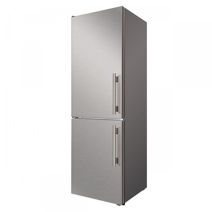 Refrigerateur Custodia 24 po, 10,3 pi³, ouverture a gauche, machine a glacons, acier - FFFFD1766-24LS