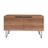 Manhattan Comfort Beekman 2-Shelf Accent Cabinet - Brown|Armoire décorative Beekman de Manhattan Comfort avec 2 tablettes - brune