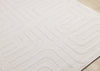 Leonardo Cream Beige Oriental Trellis Pattern Rug, 5'3" x 7'7" Indoor Area Rug | Tapis a motifs de treillis orientaux creme beige Leonardo, 5'3" x 7'7"