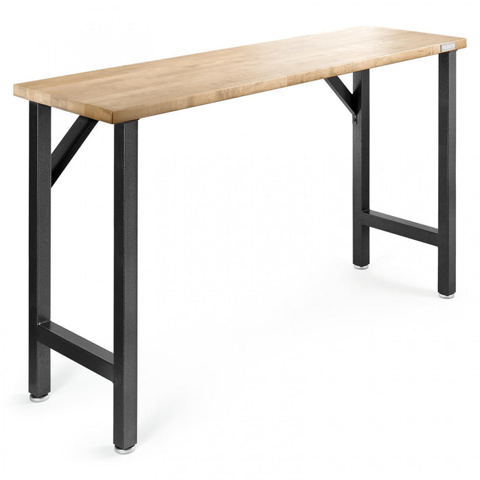 Établi modulaire de 66,5 po de largeur en bois franc de Gladiator - granite martelé
