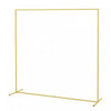 Outsunny 6.6ft X 6.6ft Gold Wedding Arch Backdrop Stand For Birthday Party|Outsunny 6.6ft X 6.6ft Or Mariage Arch Toile De Fond Stand Pour La Fete