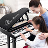 Costway 31 Keys Kids Piano Keyboard Toy Toddler Musical Instrument with Stool & Microphone Black