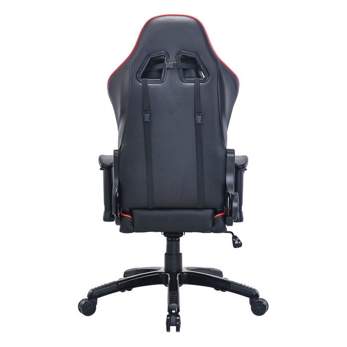 TygerClaw Fauteuil de Gaming a Dossier Haut pour un Confort Maximum (Rouge)
