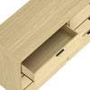 Chrystie Contemporary Modern 60" Dresser in Natural (6-Drawer) | Commode moderne contemporaine Chrystie 60" en bois naturel (6 tiroirs)