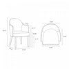 Hillman Modern 8-Piece Dining Chair Set in Sand | Ensemble de 8 chaises de salle a manger Hillman Modern en sable