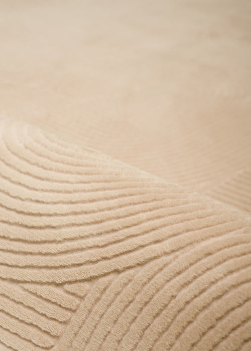 Tapis Lavable/Contemporain Elion 6'7\" x 9'0\" en Beige