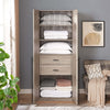 Lee Modern 32" Wardrobe Closet in Rustic Gray Armoire | Armoire moderne Lee 32" en gris rustique
