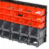 Durhand Wall Mounted Storage Bin Rack Tool Organizer With 30 Bins|Durhand Ensemble De Rangement D'outils