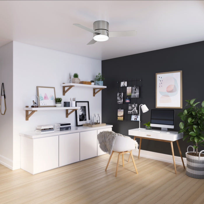 Ventilateur de plafond Minimus avec luminaire - Gris