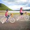 Costway 16" Kid's Bike With Training Wheels Adjustable Handlebar Seat Handbrake Pink