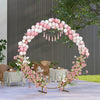 Outsunny 6.6ft Gold Wedding Arch Round Backdrop Stand For Birthday Party|Outsunny 6.6ft Or Arc De Mariage Rond Support De Fond Pour La Fete