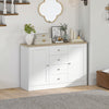 HOMCOM Sideboard Buffet Cabinet, Kitchen Cabinet with Storage, White