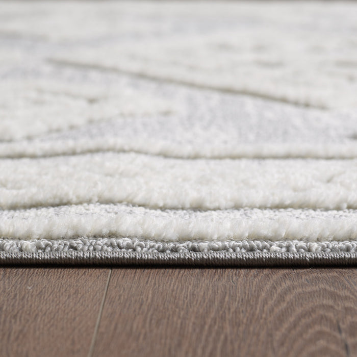 Carpette à poil long Quinto Westerner - 7 pi 7 po x 10 pi