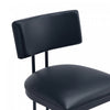 Juno Contemporary Modern Metal Barstool in Black | Tabouret de bar moderne contemporain Juno en metal noir