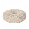 Murphy Upholstered Pouf,100% Cotton - Beige | Pouf Rembourré Murphy, 100 % Coton - Beige