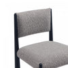 Lennor Mid-Century Modern Boucle Metal Counter Stool in Mushroom | Tabouret de comptoir en metal boucle style mid-century modern Lennor, coloris champignon